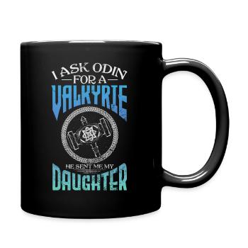 Viking Warrior Viking Heritage - J’ai demandé à Odin - Mug uni - noir - Droite