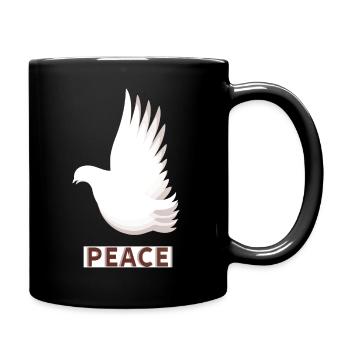 paix, Ukraine, paix mondiale, mouvement pour la paix, - Mug uni - noir - Droite