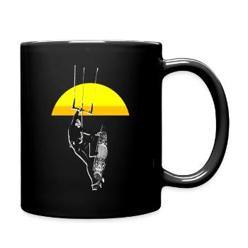 Kitesurfeur - Mug uni - noir - Droite