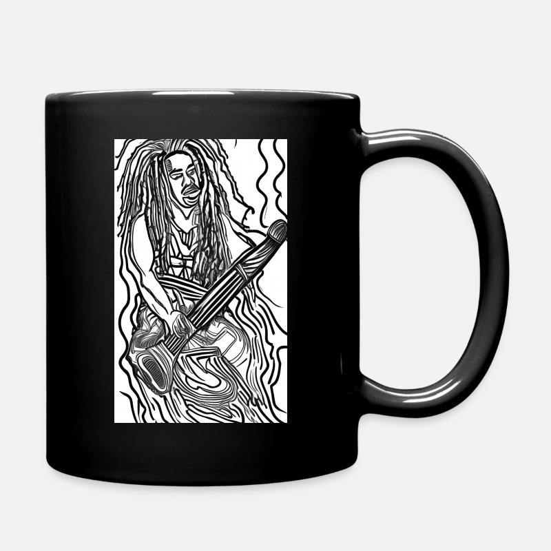 Rastafari - Mug uni - noir