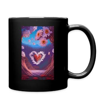Flower Lover - Mug uni - noir - Droite