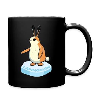 Lapingouin Lapin Pingouin drôle - Mug uni - noir - Droite