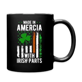 Saint Patricks Day 25 - Tasse einfarbig - Schwarz - Rechts