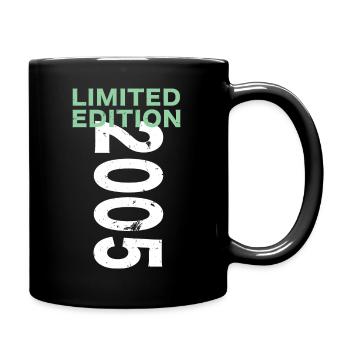 Limited Edition 2005 18. Geburtstag Geschenk - Tasse einfarbig - Schwarz - Rechts
