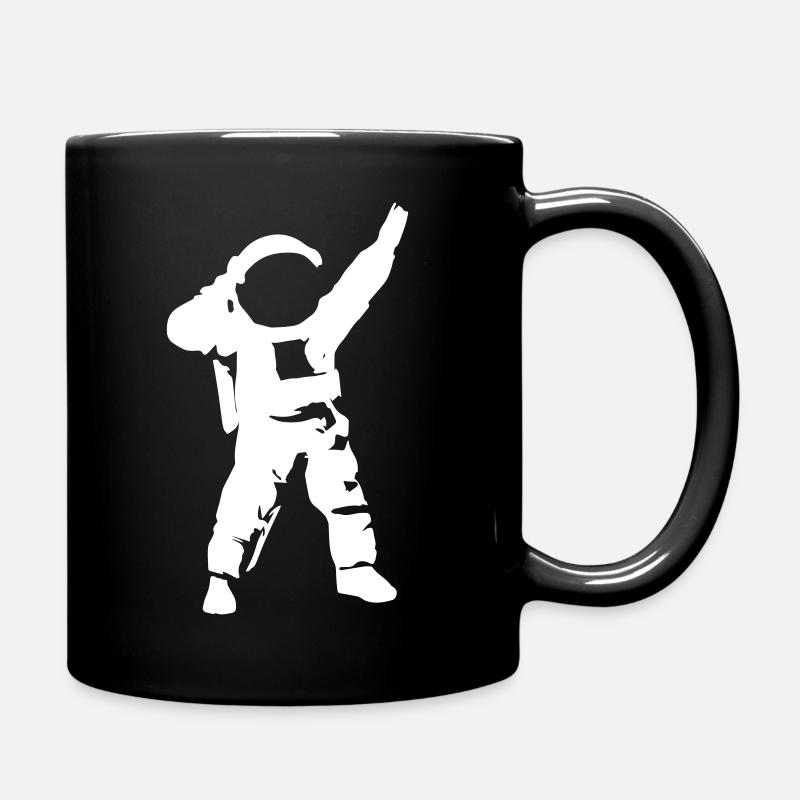 Saluant l’astronaute - Mug uni - noir