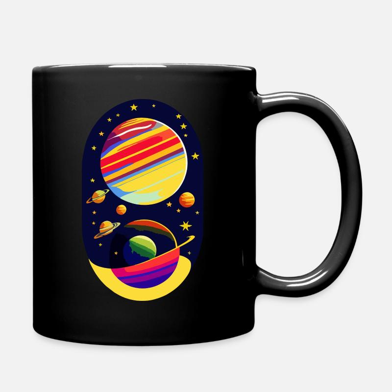 deep space - Mug uni - noir