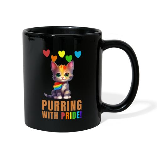 Gay pride - purring with pride - Ensfarget kopp