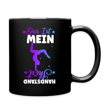 Turnen Turntrainer Gymnsatik Sportverein Sport Han - Tasse einfarbig - Schwarz - Rechts