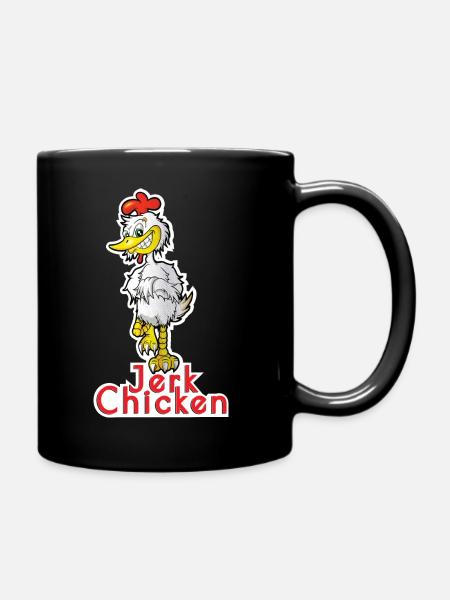 Jerk Chicken - Full Colour Mug - black