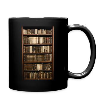 Bücherregal - Tasse einfarbig - Schwarz - Rechts