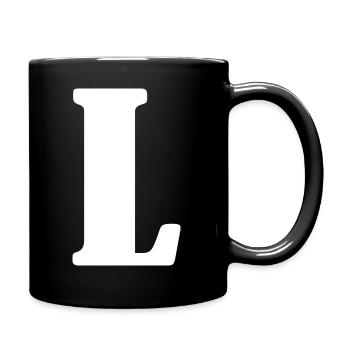 L - Full Colour Mug - black - Right