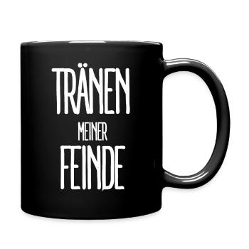 Tränen Meiner Feinde - Tasse einfarbig - Schwarz - Rechts