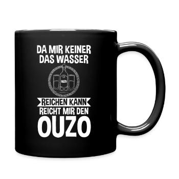 Da mir keiner das Wasser reichen kann reicht mir e - Tasse einfarbig - Schwarz - Rechts