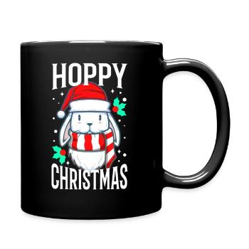 Noël houblonné - Mug uni - noir - Droite