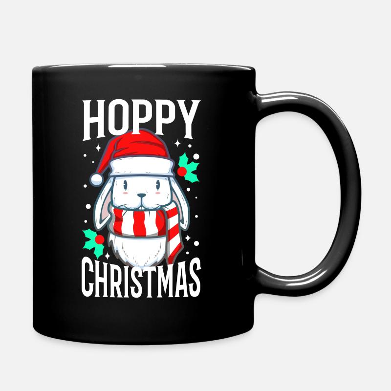 Hoppy Christmas - Tasse einfarbig - Schwarz