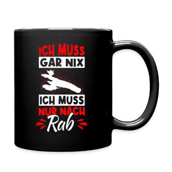 I don't have to do anything, I just have to go to Rab Sonne Urlau - Full Colour Mug - black - Right