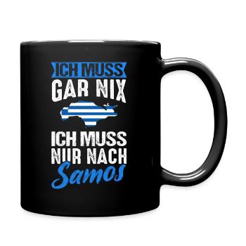 Samos Griechenland Urlaub Sommerurlaub Urlauber In - Tasse einfarbig - Schwarz - Rechts