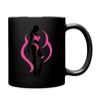 Sexy Woman - Tasse einfarbig - Schwarz - Rechts