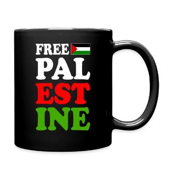 Free palestine - Full Colour Mug - black - Right
