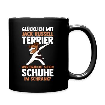 Hund Jacke Russell - Tasse einfarbig - Schwarz - Rechts