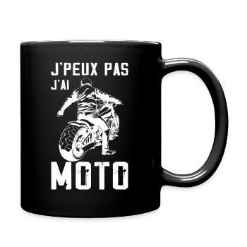 J'Peux Pas J'ai Moto - Motard - Mug uni - noir - Droite