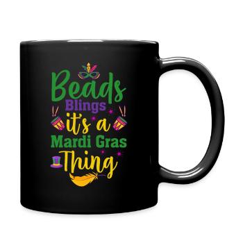 Mardi Gras Parade Carnaval Carnaval Célébration - Mug uni - noir - Droite
