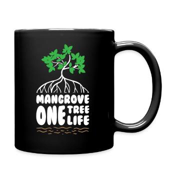 Mangrove One Tree One Life - Full Colour Mug - black - Right