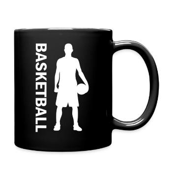 Basketball - Tasse einfarbig - Schwarz - Rechts