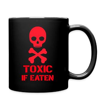 Toxic skull - Full Colour Mug - black - Right