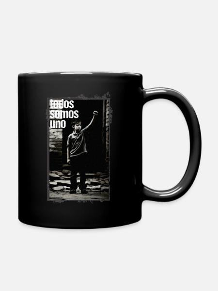 todos somos uno - Tasse einfarbig - Schwarz