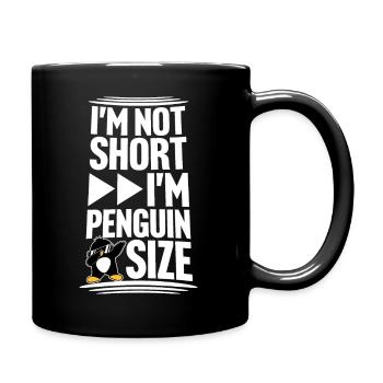 Je ne suis pas court, je suis pingouin taille dabbing dab dance - Mug uni - noir - Droite