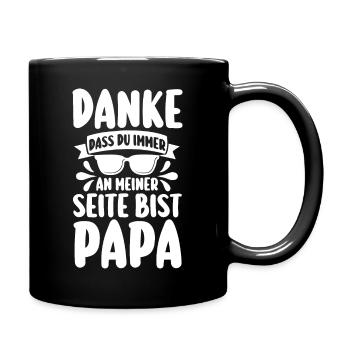 Papa Fête des pères Papa - Mug uni - noir - Droite