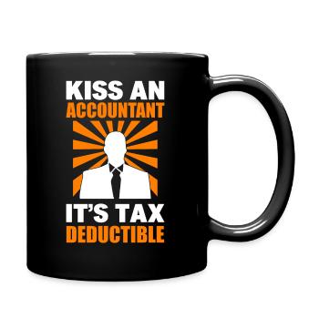 Lustiger Buchhalter CPA - Tasse einfarbig - Schwarz - Rechts