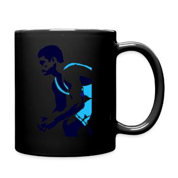 Lutteur - Mug uni - noir - Droite