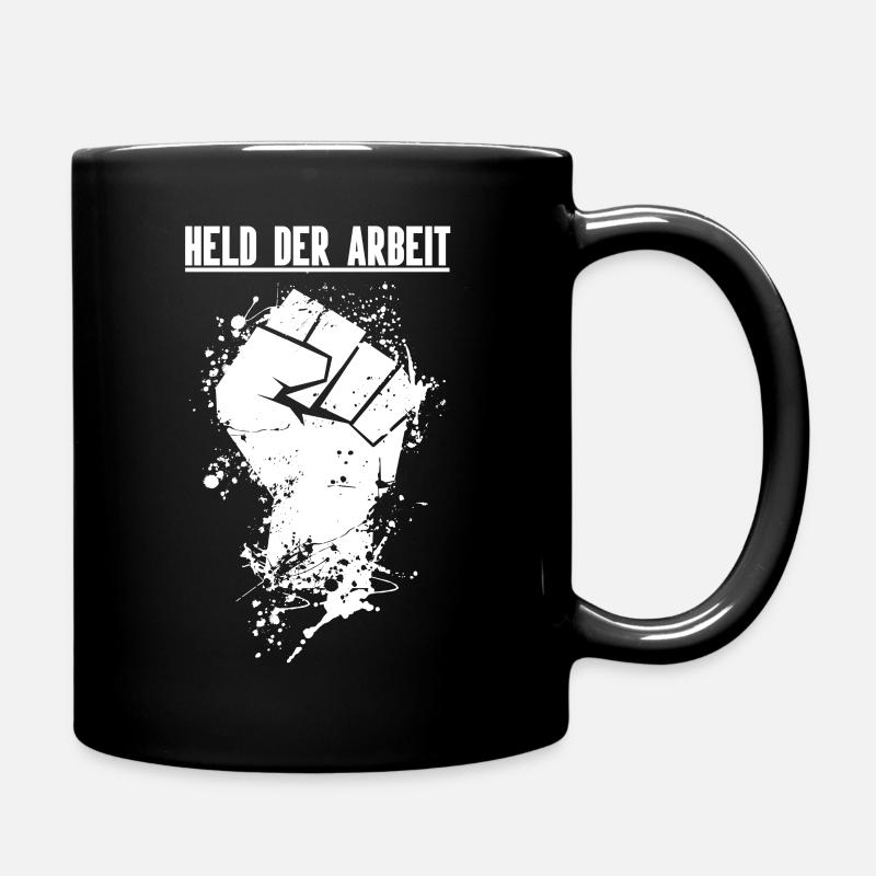 Held der Arbeit Faust Weiß - Tasse einfarbig - Schwarz