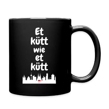 Carnival Cologne Cologne Basic Law Lustig Alaaf - Full Colour Mug - black - Right