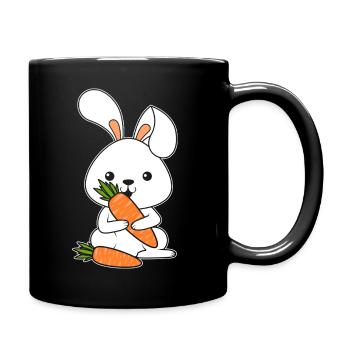 Lapin Légume Carotte Cadeau de lapin de Pâques - Mug uni - noir - Droite