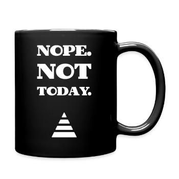 Non, pas aujourd’hui – Détendez-vous - Mug uni - noir - Droite