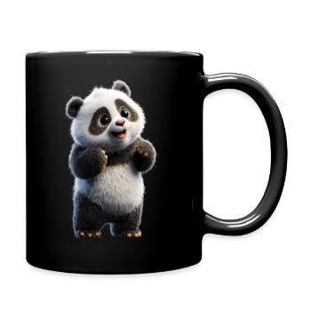 Panda Bear Giant Pandas Giant Panda Cute Panda Bear - Full Colour Mug - black - Right
