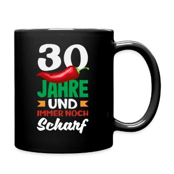 Funny 30th birthday gift - Full Colour Mug - black - Right