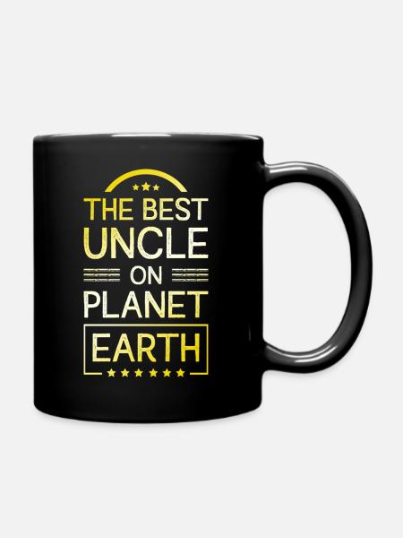 Bester Onkel Spruch - Tasse einfarbig - Schwarz