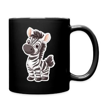 Zebra - Full Colour Mug - black - Right