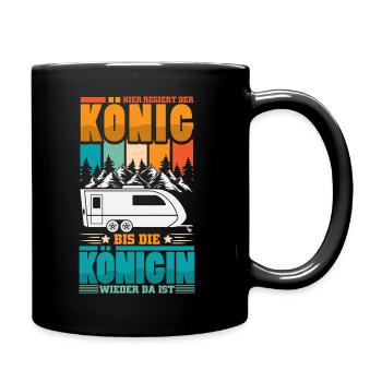 Camper Camping Caravane Dicton - Mug uni - noir - Droite