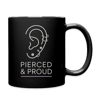 Piercing Addict Body Mod Enthusiast - Mug uni - noir - Droite