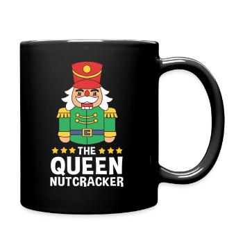 Christmas Nutcracker Queen - Full Colour Mug - black - Right