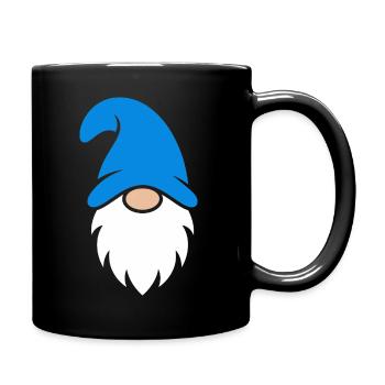 Azure Gnome Bearded Icon - Full Colour Mug - black - Right