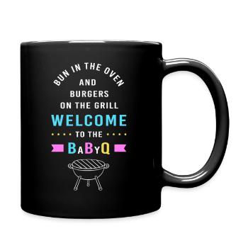 Gender Reveal Neujahr - Tasse einfarbig - Schwarz - Rechts