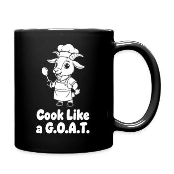 GOAT Chef Motif - Full Colour Mug - black - Right