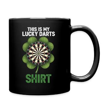 This is My Lucky Darts Shirt - Full Colour Mug - black - Right