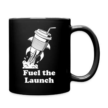 Lancement de carburant de fusée - Mug uni - noir - Droite